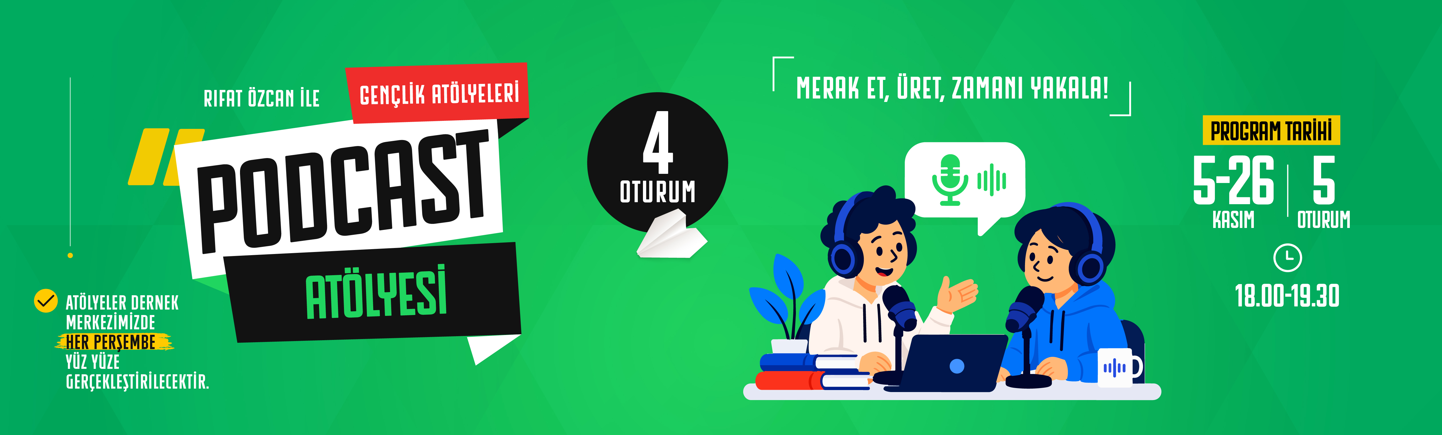 Gençlik Atölyeleri | Podcast Atölyesi